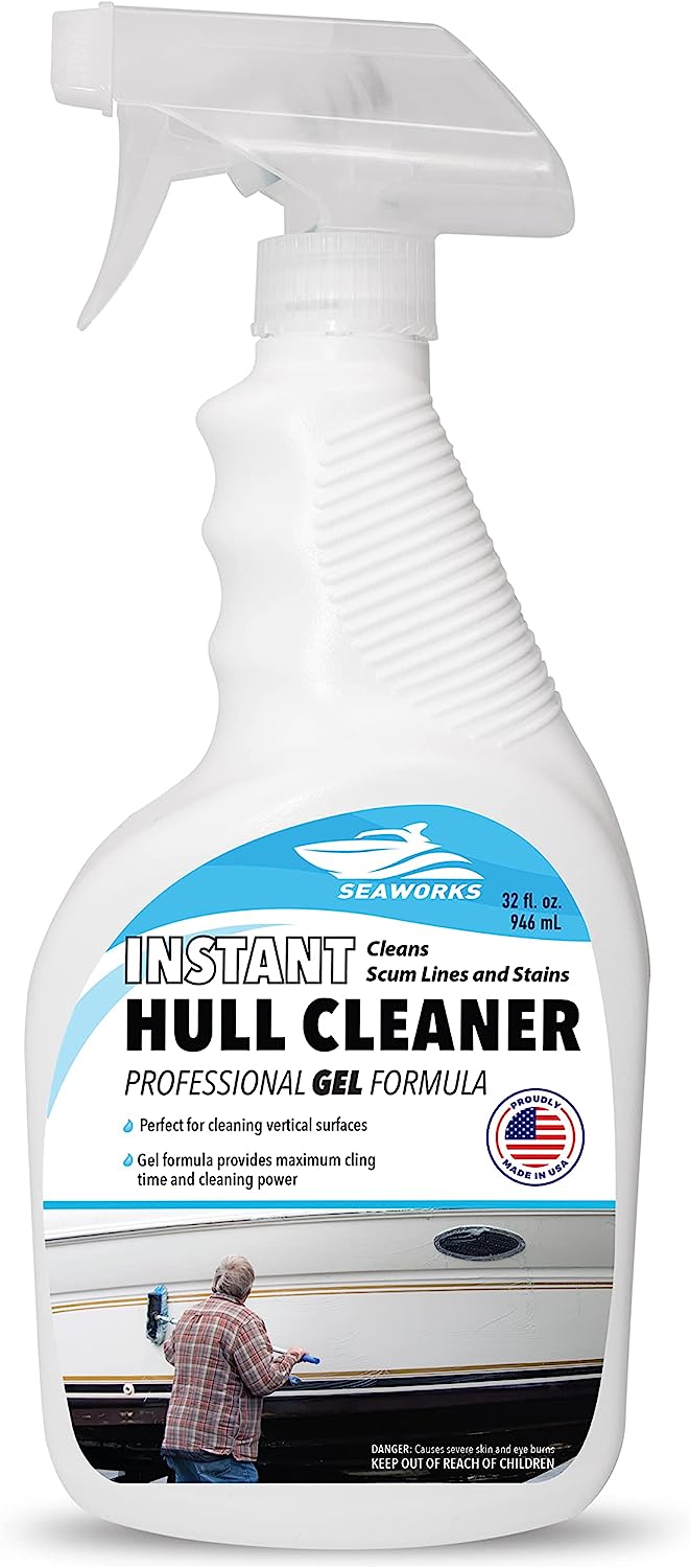 Seaworks Gel Instant Boat Hull Stain Remover Cleaner