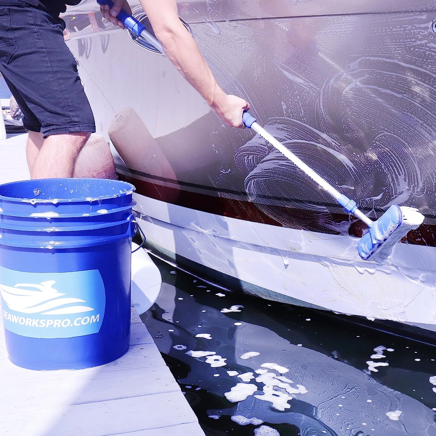 Seaworks Gel Instant Boat Hull Stain Remover Cleaner