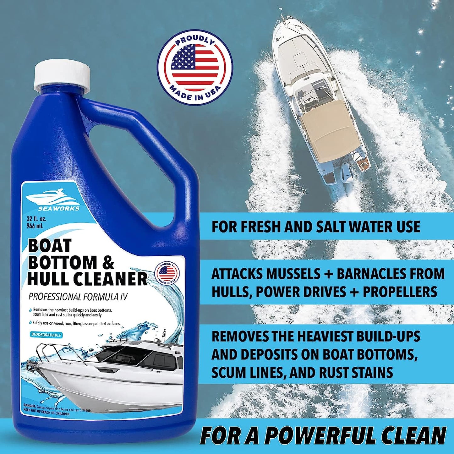 Seaworks Professional Hull and Bottom Cleaner