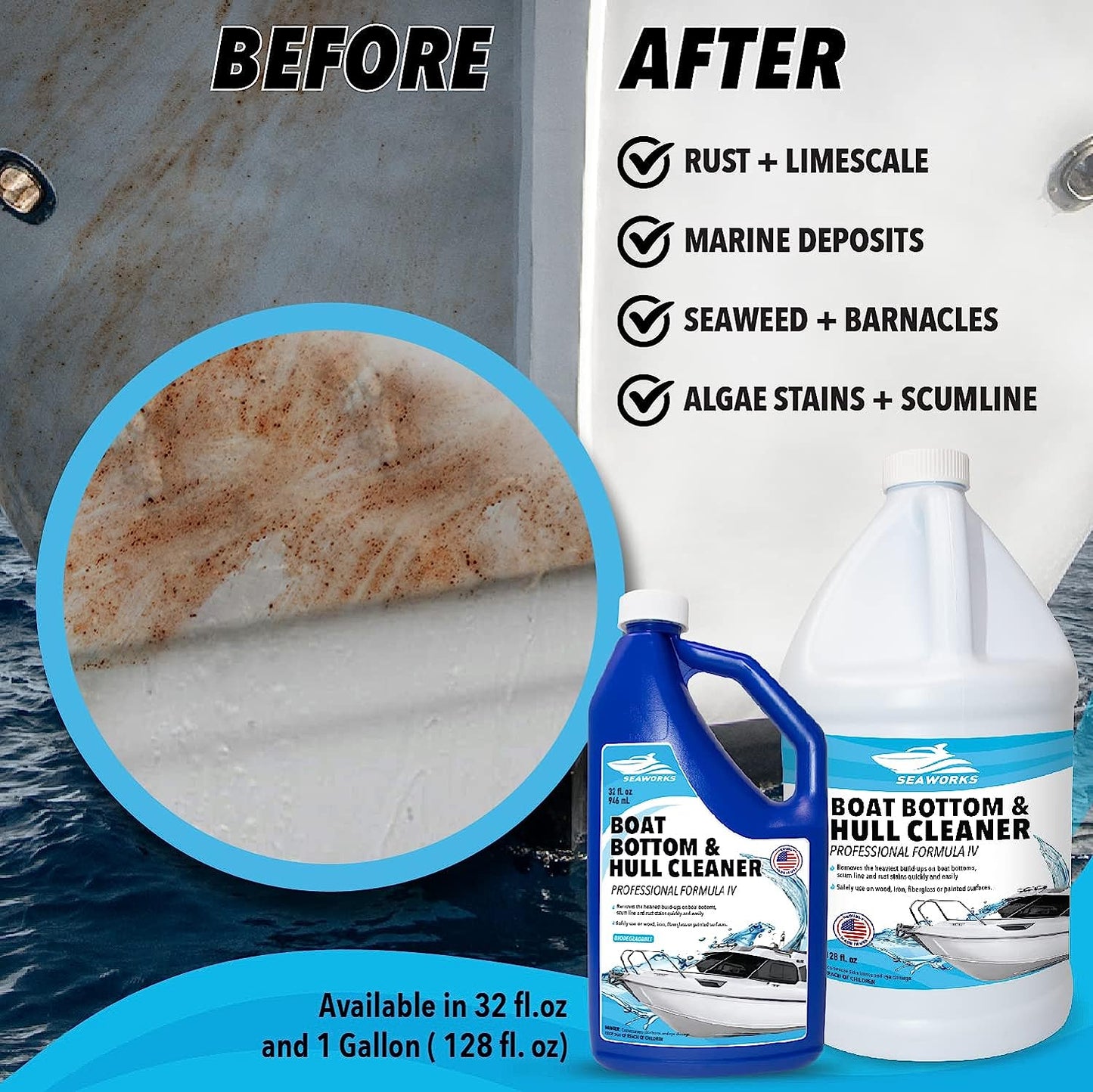 Seaworks Professional Hull and Bottom Cleaner