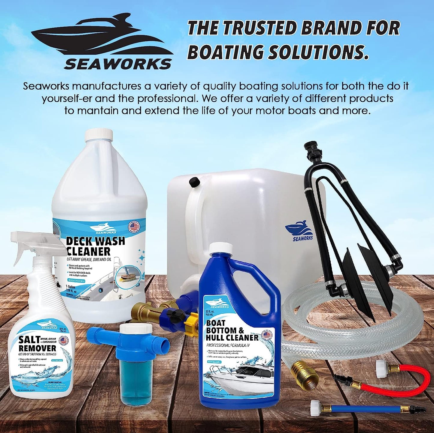 Seaworks Professional Boat Aluminum and Pontoon Cleaner