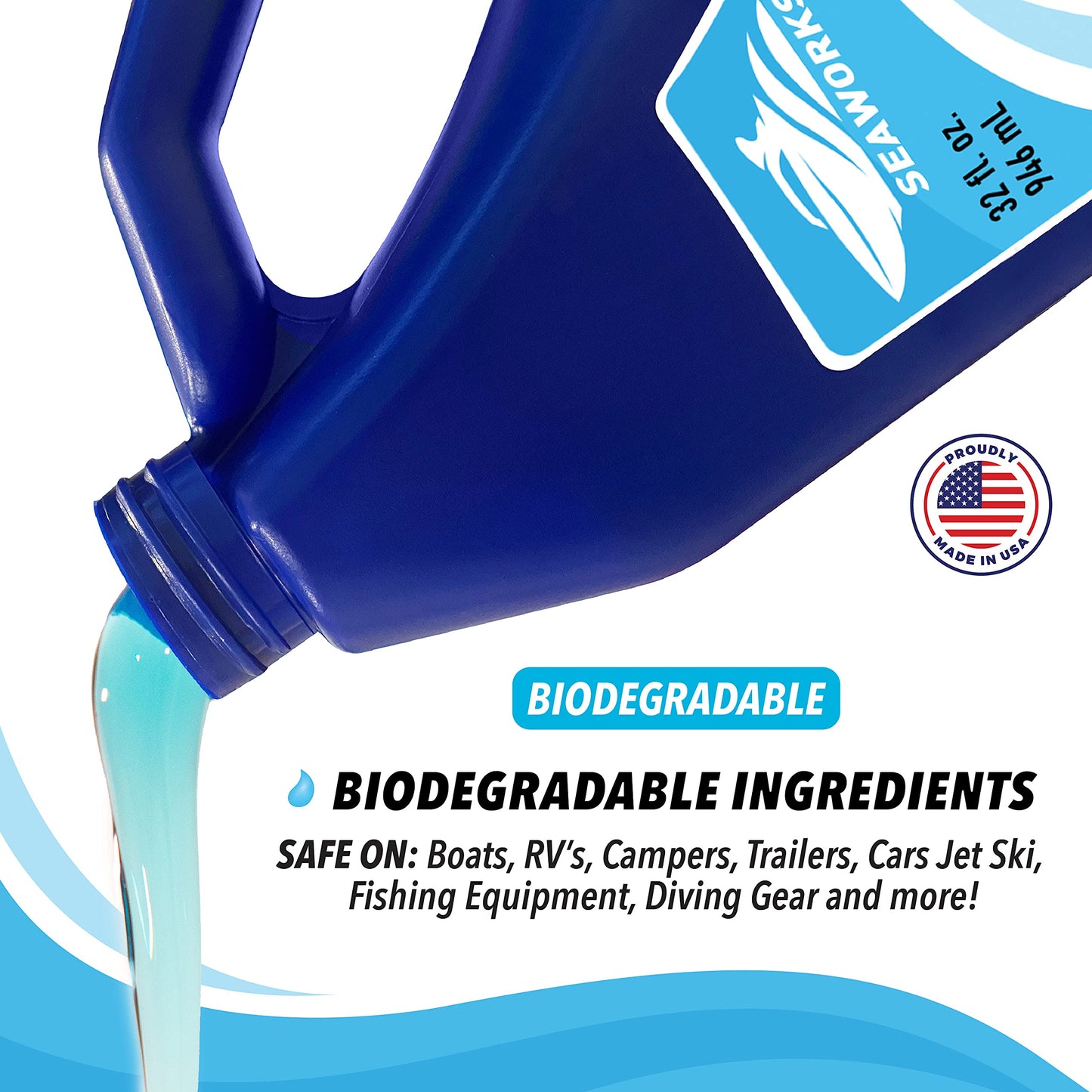 Flush Mixer with Quart/32 Fl Oz Salt Remover