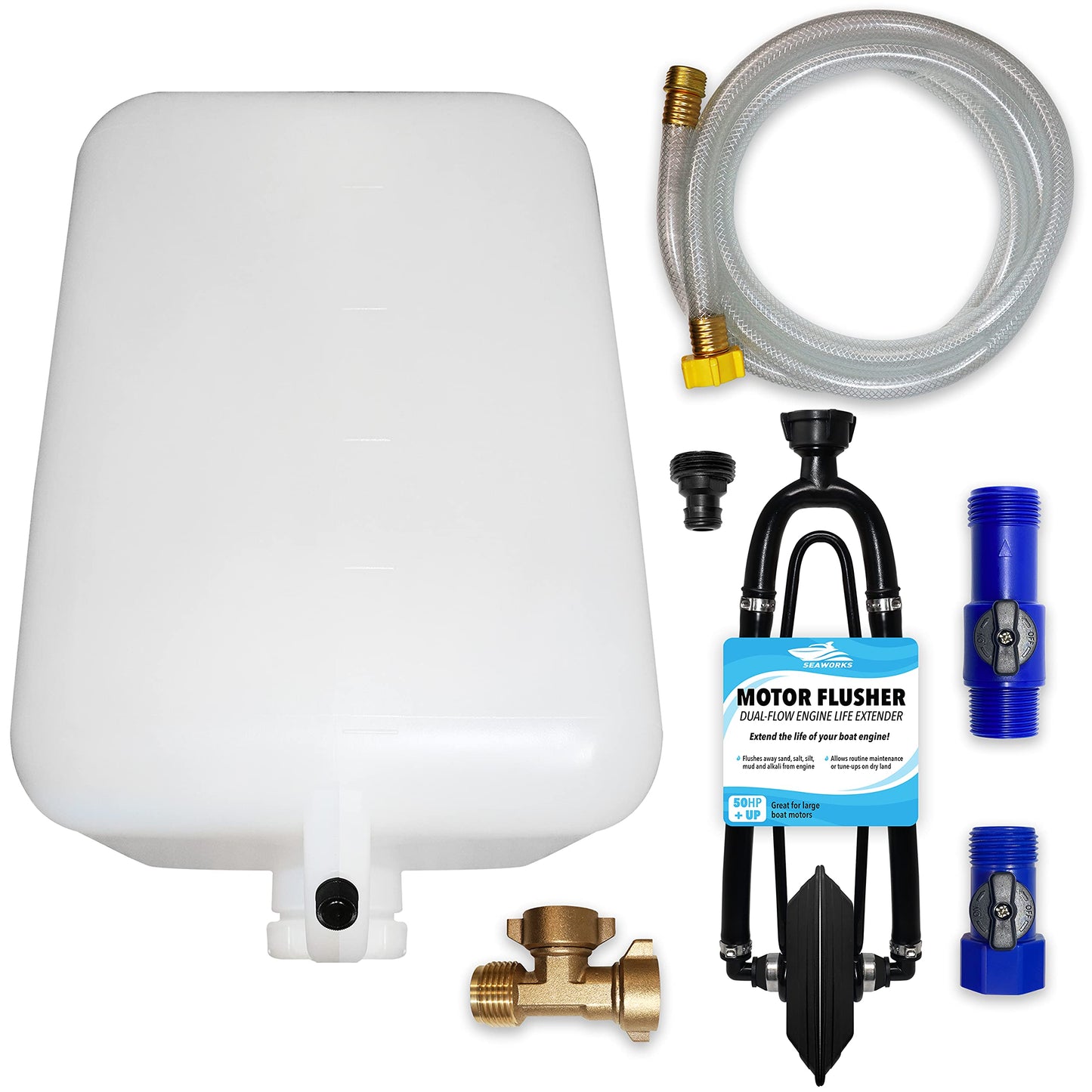 Boat Winterizer Gravity Motor Cleaner with Flusher Kit