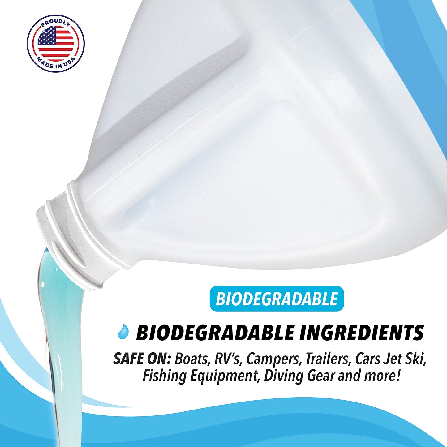Flush Mixer with Gallon/128 Fl Oz Salt Remover