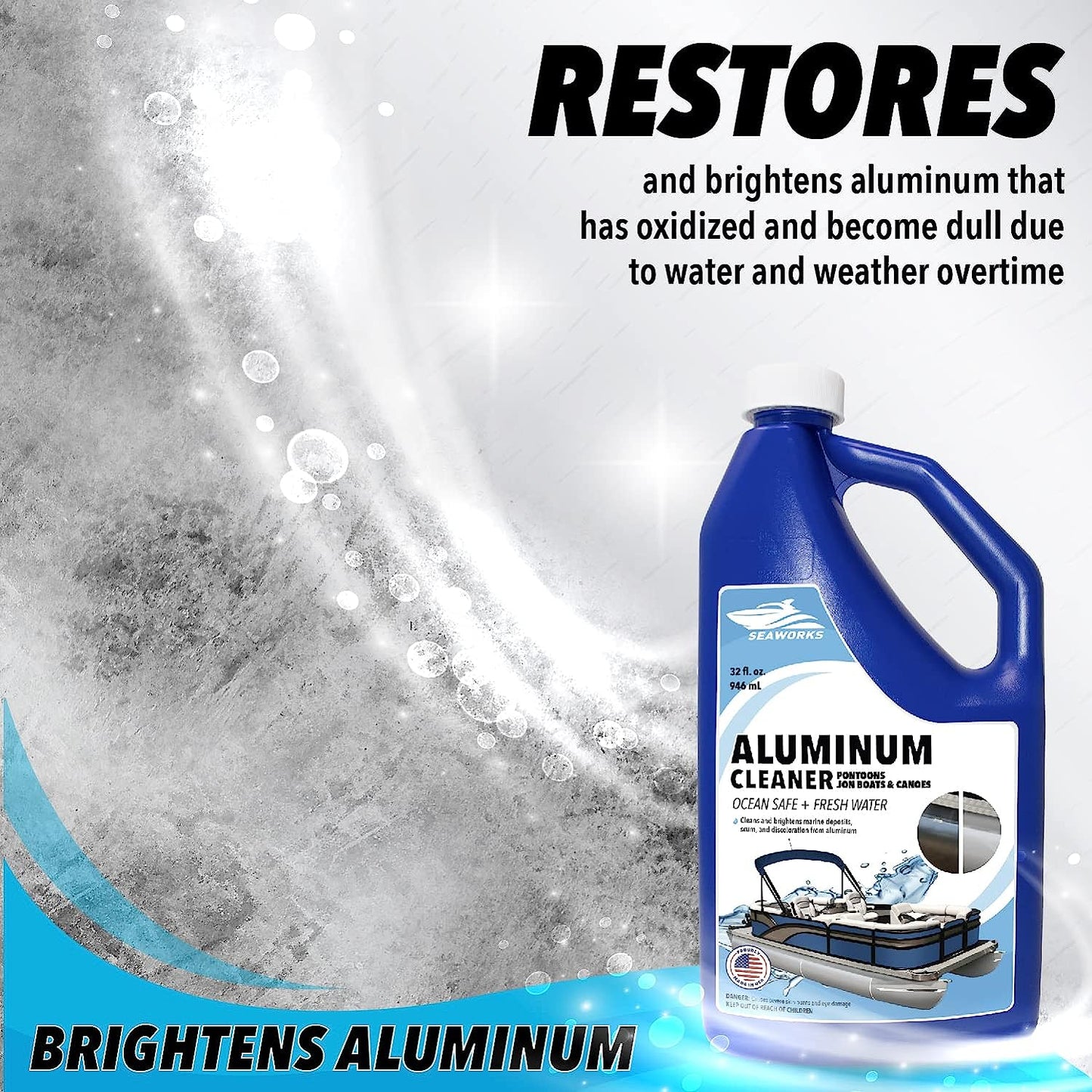 Seaworks Professional Boat Aluminum and Pontoon Cleaner