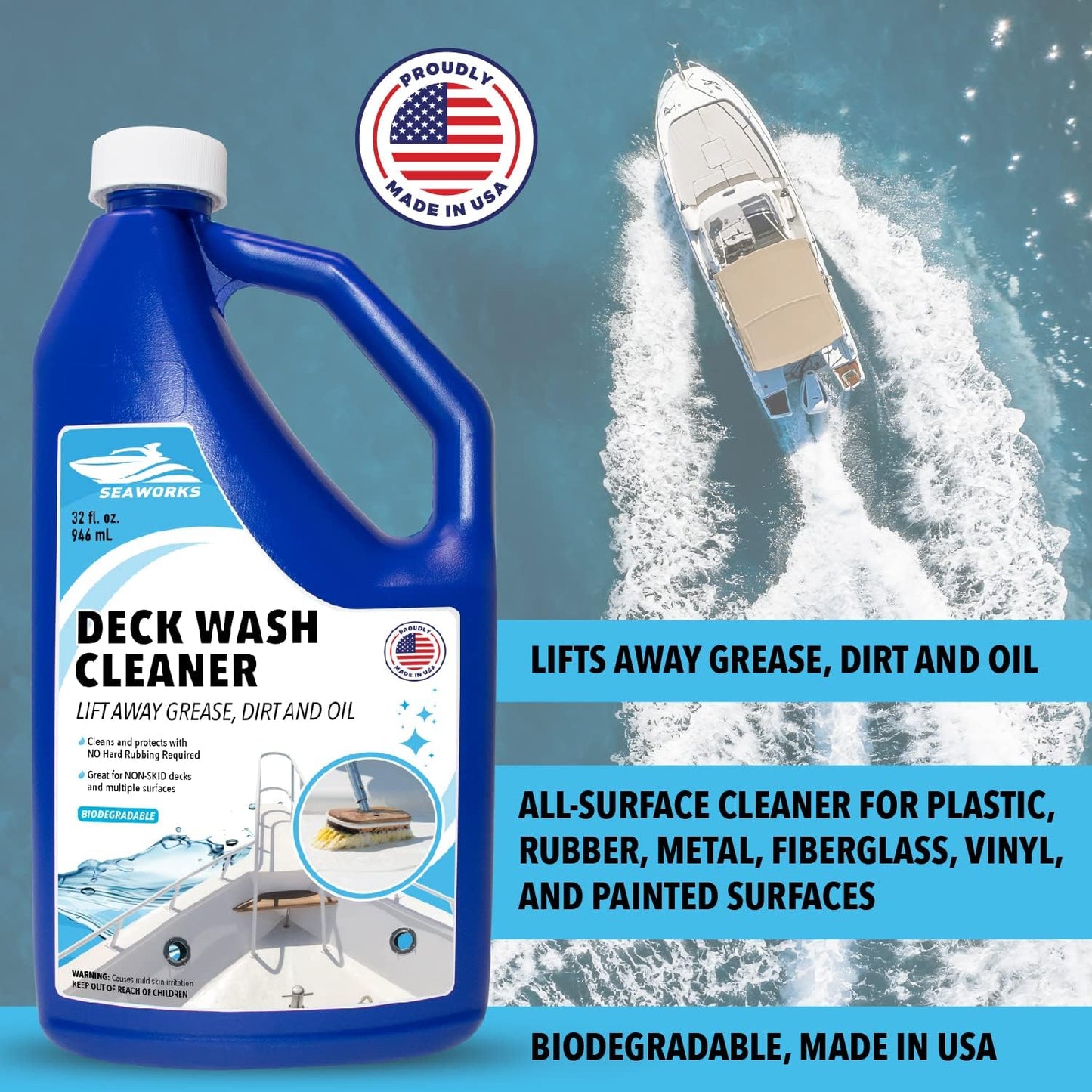 Seaworks Boat Deck Wash Cleaner