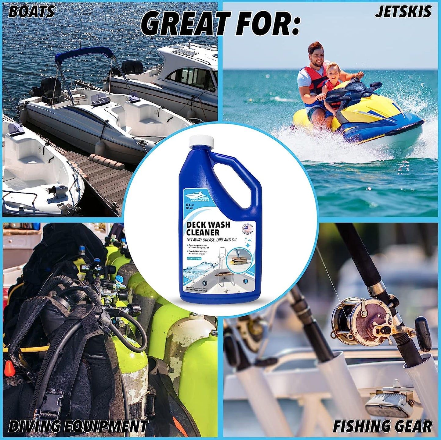 Seaworks Boat Deck Wash Cleaner