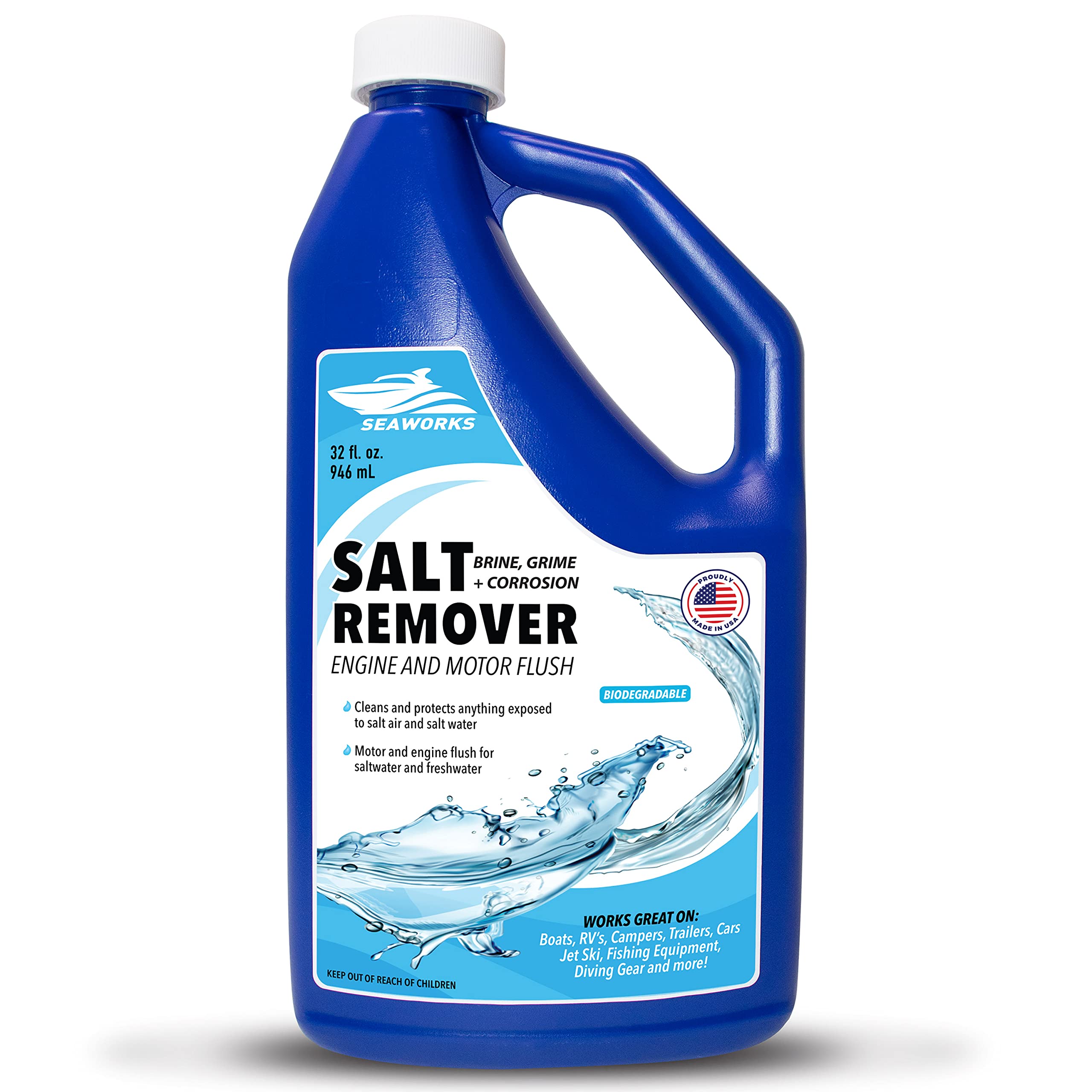 Bottle Salt Remover Engine and Motor Flush, 32 Fl Oz – seaworkspro