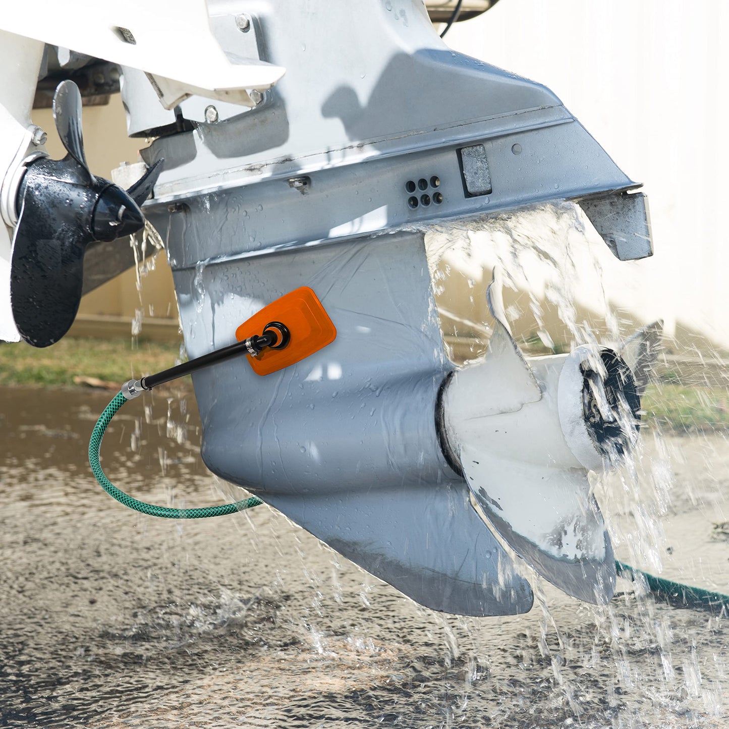 Seaworks Dual Flow Motor Flusher, Orange